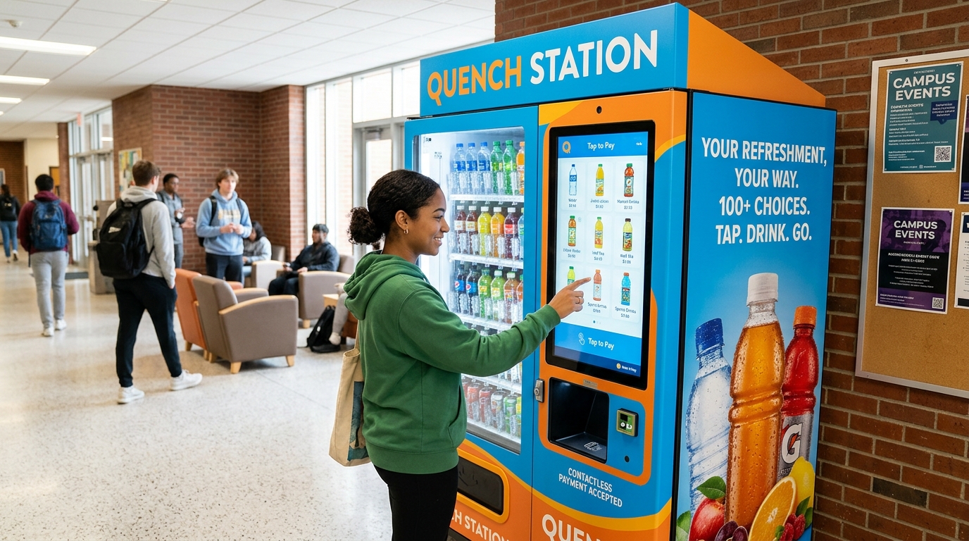 drink vending machine marketing strategies