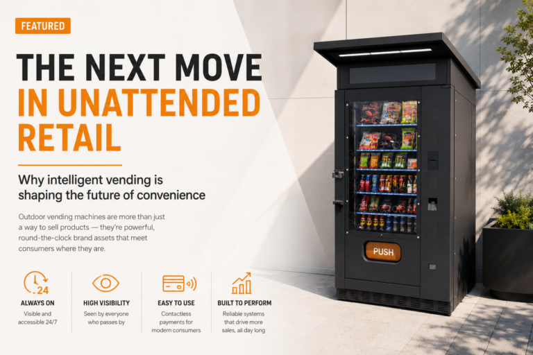 outdoor vending machine marketing