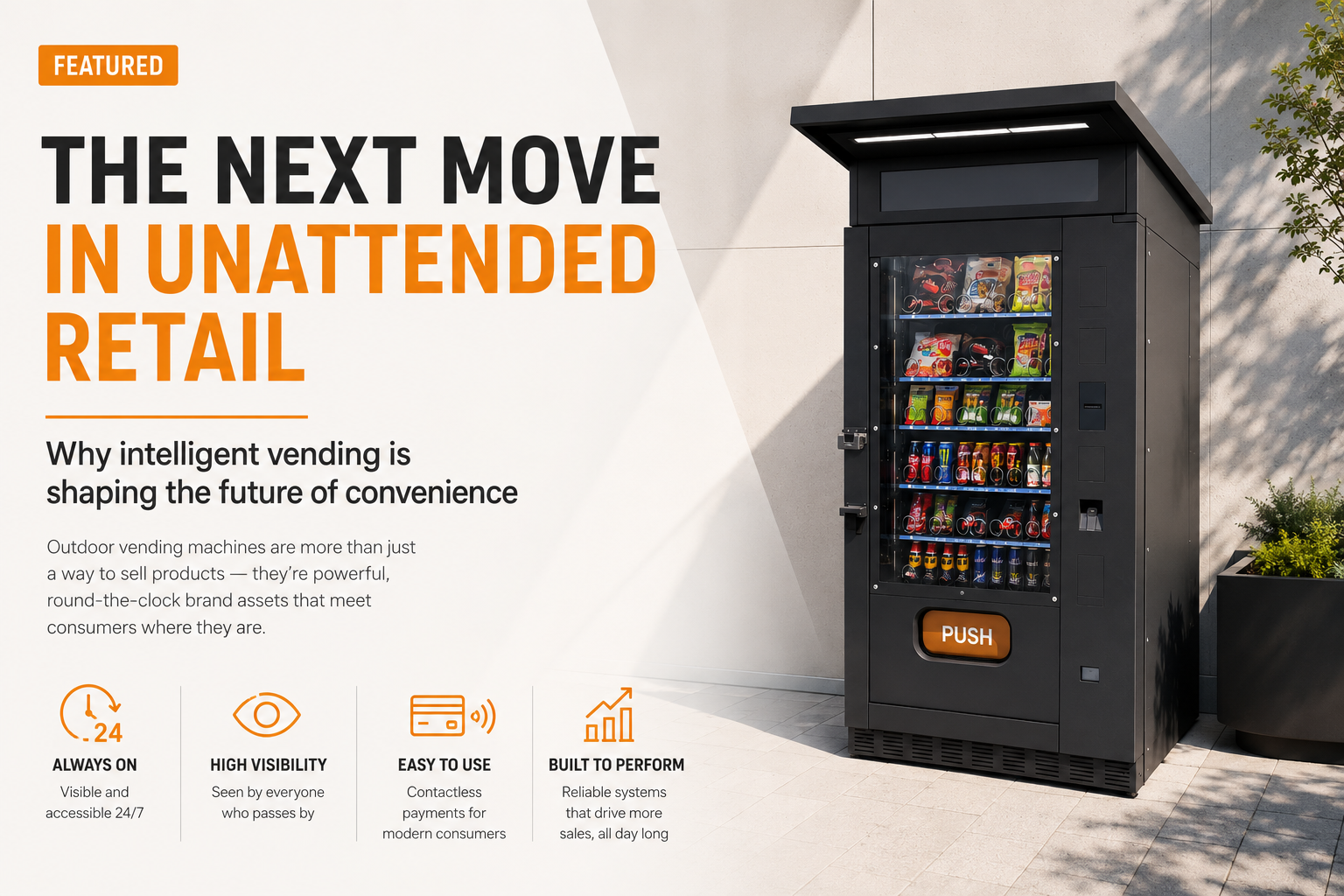 outdoor vending machine marketing