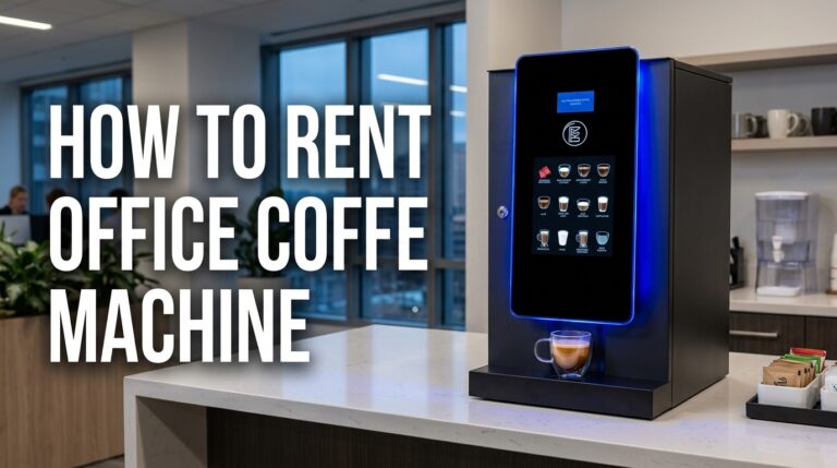 How to rent office coffee vending machine guide